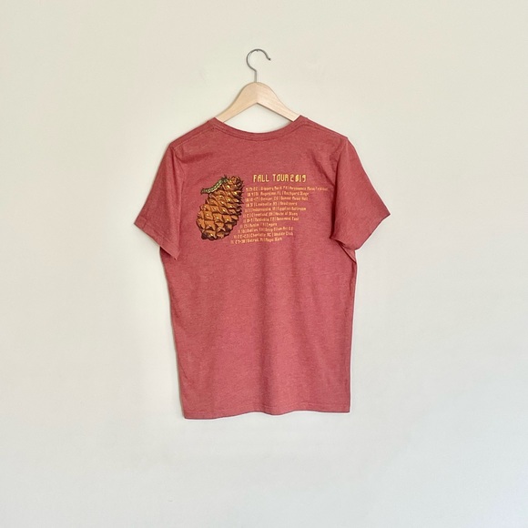 Papadosio 2019 Tour Moth Leaf Graphic Rust T Shirt Adult size Medium - Picture 4 of 7
